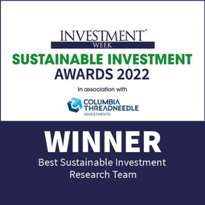 Investment Week Sustainability Awards